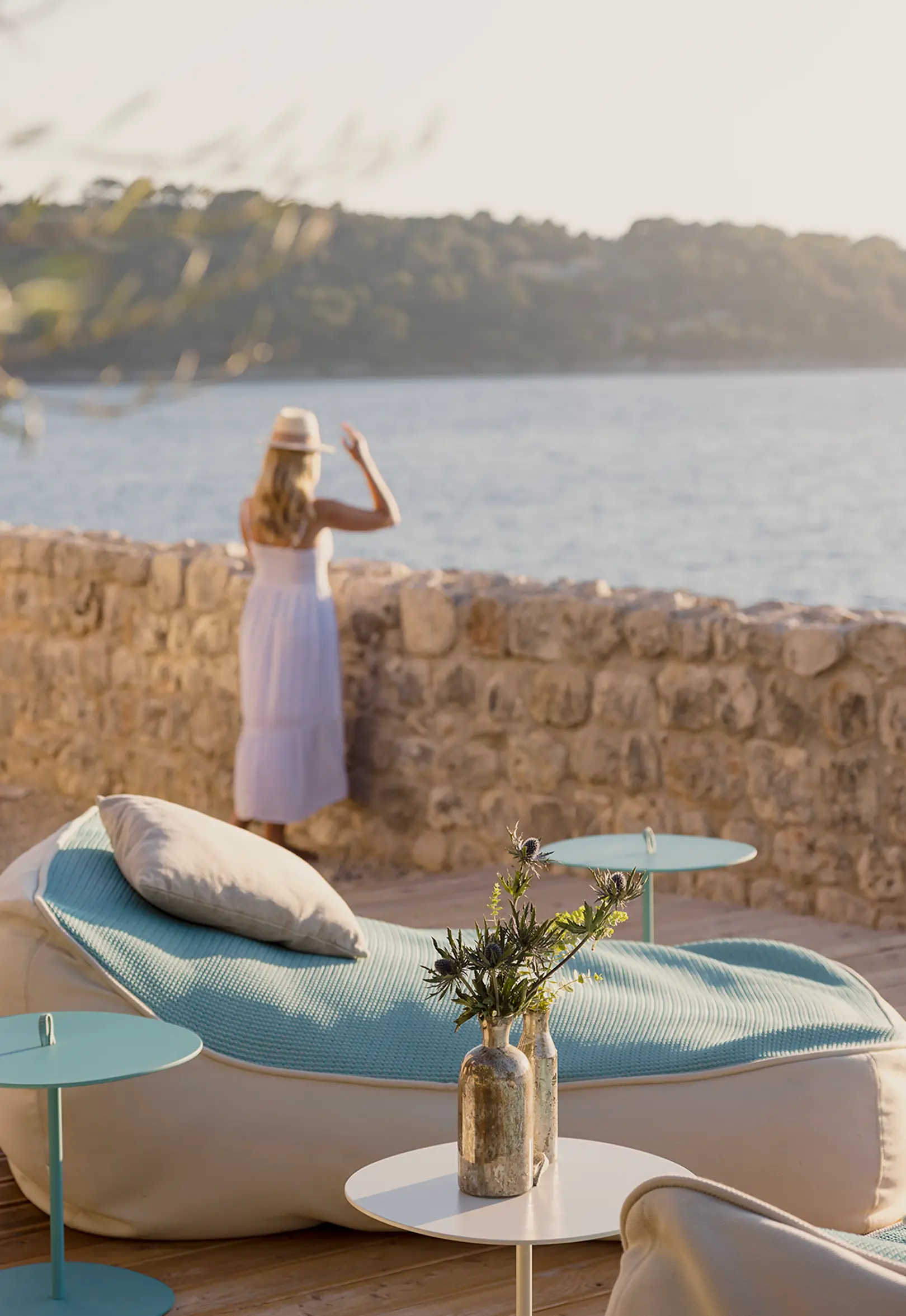 Lopud monastery terrace